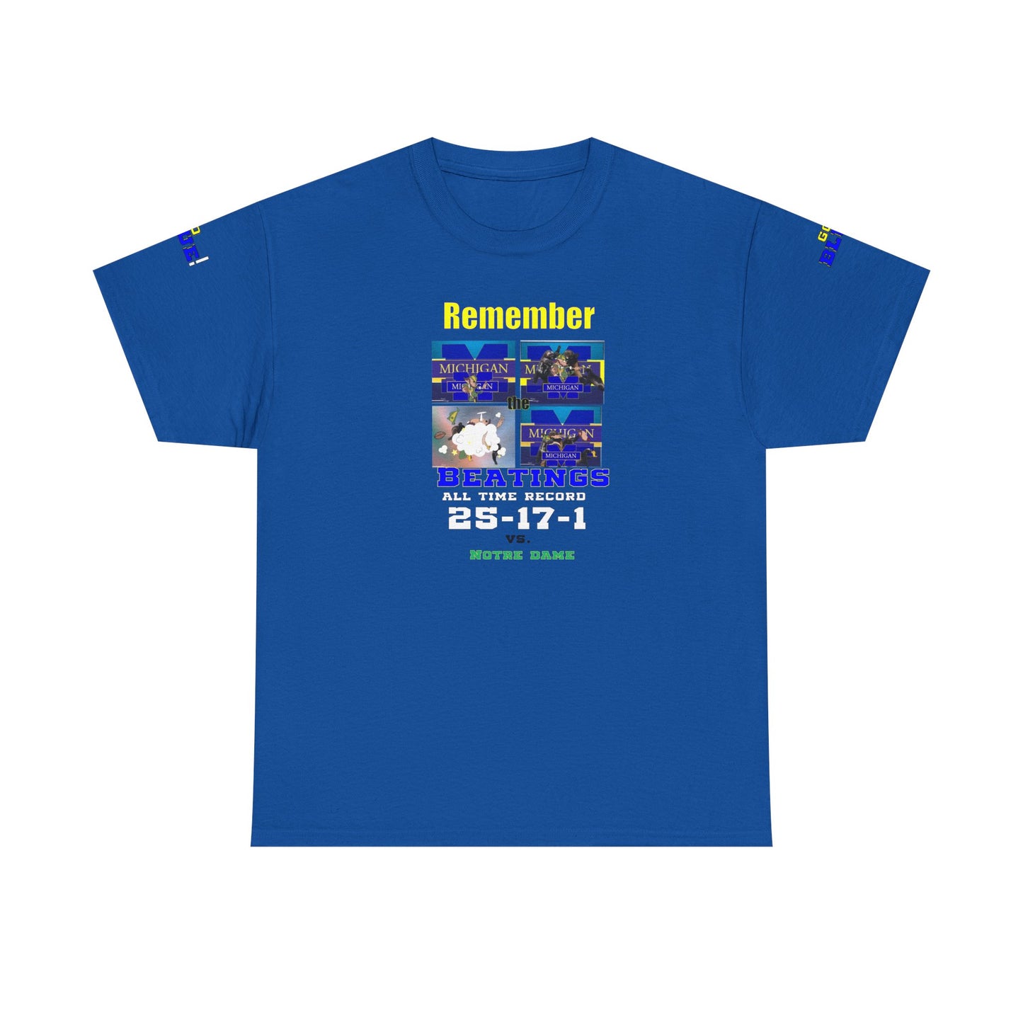 College Football Tee - Michigan vs Notre Dame Rivalry
