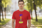 Get Your Coins T-Shirt — Retro Arcade Gaming Tee with Coin-Op Robot Graphic