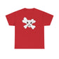 Skully Skull and Crossbones Unisex Heavy Cotton Tee - Edgy Graphic T-Shirt for Rebels
