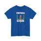 Football Season[feild goal] Unisex Heavy Cotton Tee, Perfect for Game Day, Sports Fans, Tailgating, Casual Wear, Gift for Him/Her