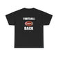 Football Back Unisex Heavy Cotton Tee - Perfect for Game Days, Sports Fans, Tailgating, Gifting, and Casual Wear