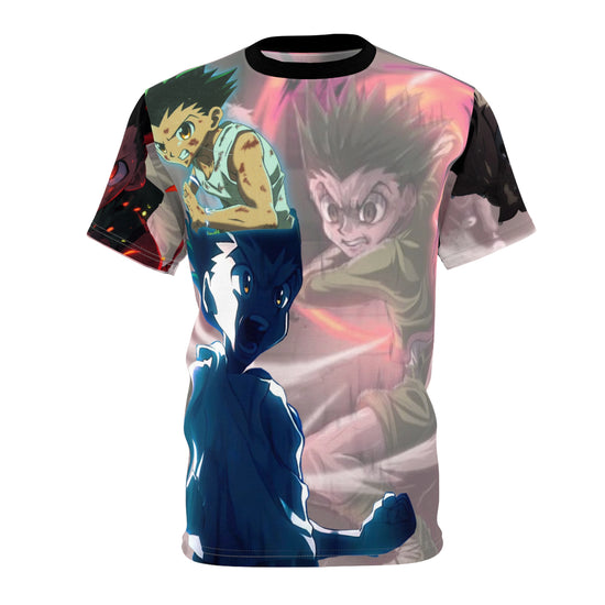 Hunter Anime-Inspired Unisex Cut & Sew Tee, Perfect Gift for Manga Lovers, Casual Wear, Unique Street Style, AOP Graphic Tee