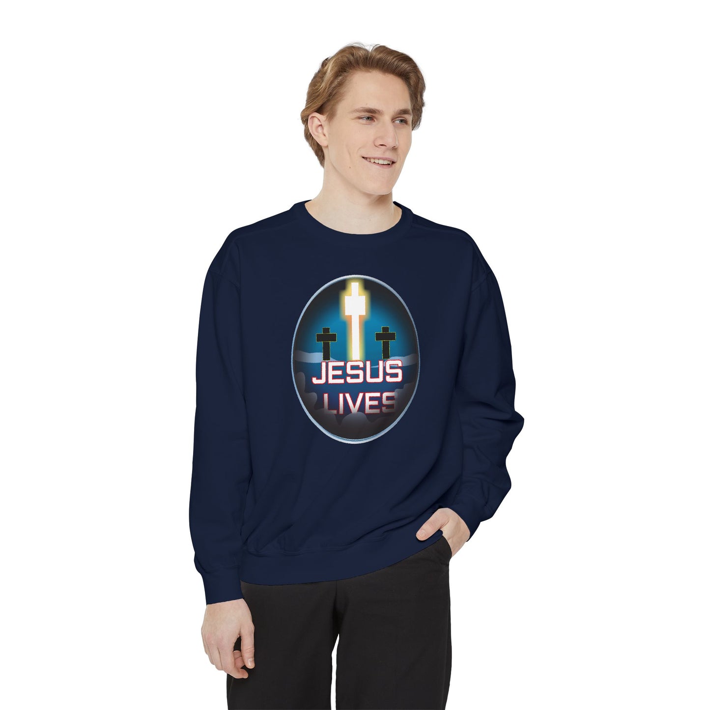 Religious Sweatshirt - JESUS Lives Design