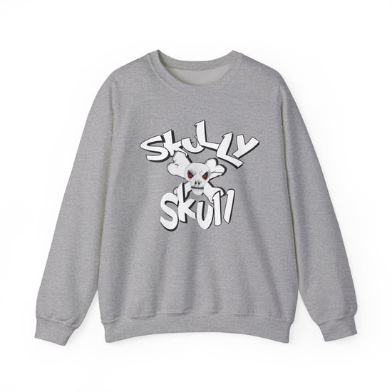 Scully Skull Graphic Crewneck Sweatshirt for Casual Wear