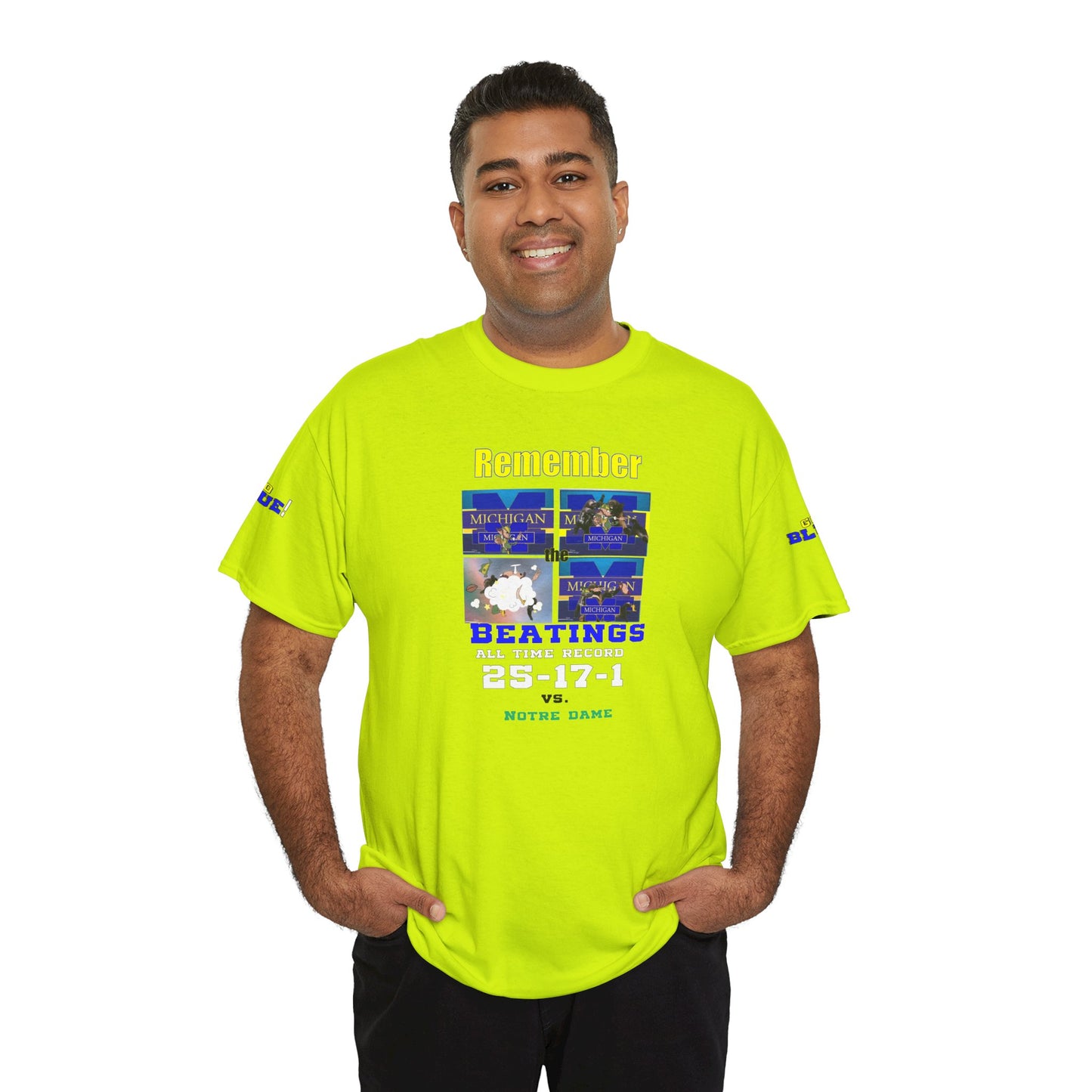 College Football Tee - Michigan vs Notre Dame Rivalry
