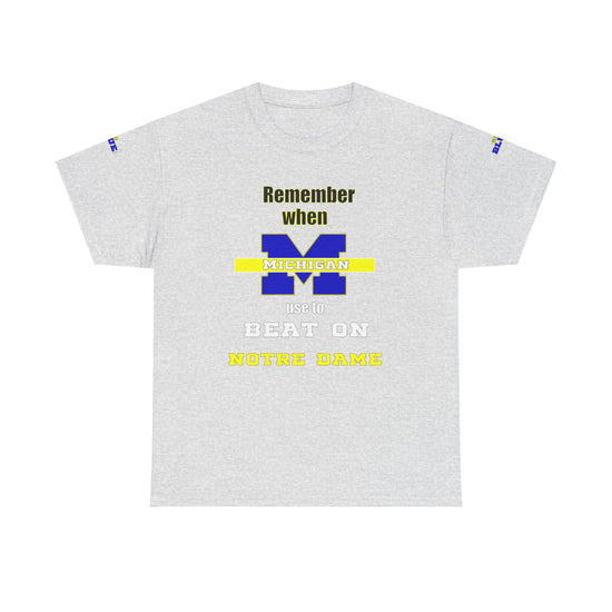 Football Rivalry Michigan vs. Notre Dame Tee