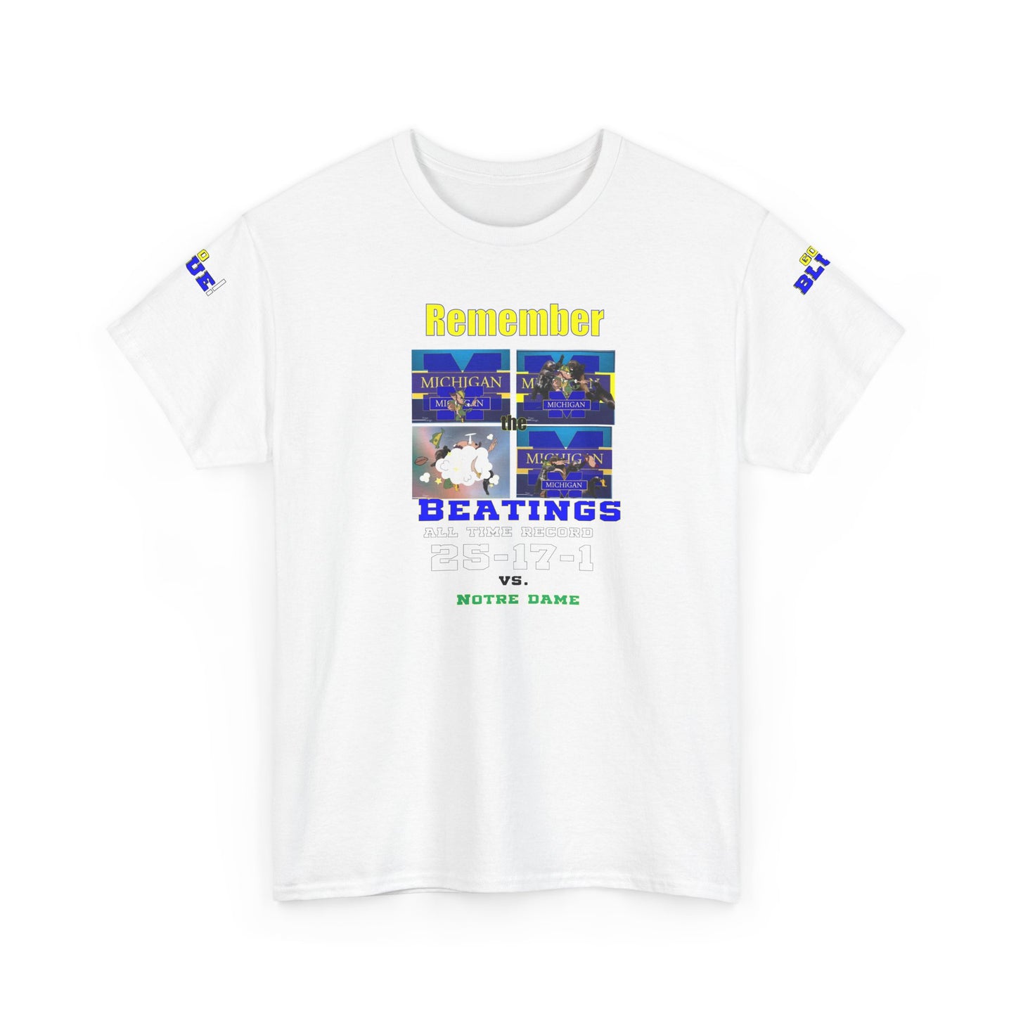 College Football Tee - Michigan vs Notre Dame Rivalry