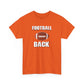 Football Back Unisex Heavy Cotton Tee - Perfect for Game Days, Sports Fans, Tailgating, Gifting, and Casual Wear