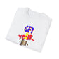 Get Your Coins T-Shirt — Retro Arcade Gaming Tee with Coin-Op Robot Graphic