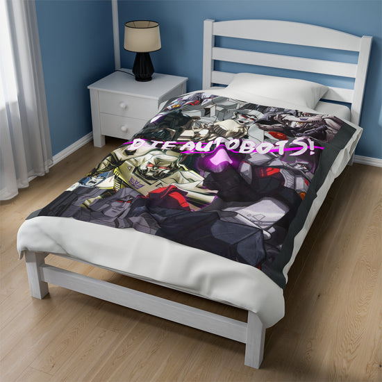 Megs die Autobots Velveteen Plush Blanket