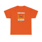 Football Season[feild goal] Unisex Heavy Cotton Tee, Perfect for Game Day, Sports Fans, Tailgating, Casual Wear, Gift for Him/Her