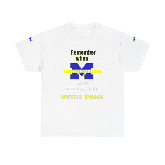 Football Rivalry Michigan vs. Notre Dame Tee