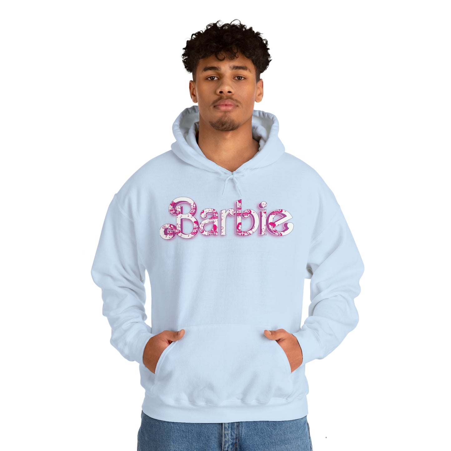 Barbie[white] Unisex Heavy Blend™ Hooded Sweatshirt