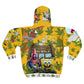 Unisex Zip Hoodie - Spongebobby 420 Weed Edition Funny