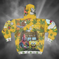 Unisex Zip Hoodie - Spongebobby 420 Weed Edition Funny