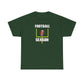 Football Season[feild goal] Unisex Heavy Cotton Tee, Perfect for Game Day, Sports Fans, Tailgating, Casual Wear, Gift for Him/Her
