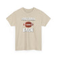Football Back Unisex Heavy Cotton Tee - Perfect for Game Days, Sports Fans, Tailgating, Gifting, and Casual Wear
