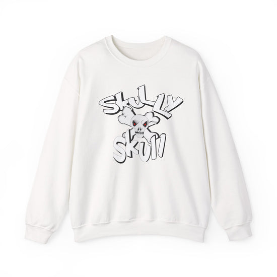 Scully Skull Graphic Crewneck Sweatshirt for Casual Wear