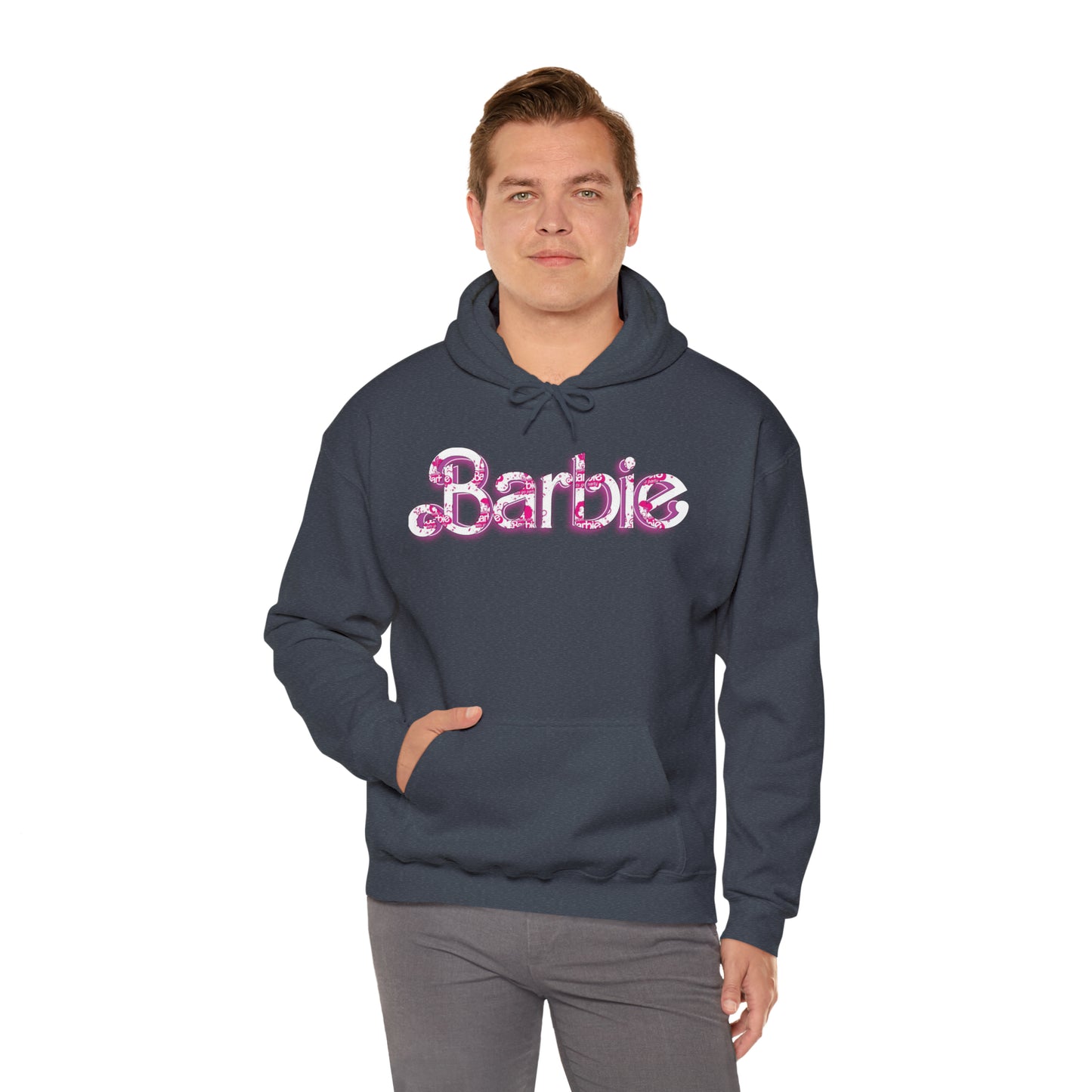 Barbie[white] Unisex Heavy Blend™ Hooded Sweatshirt