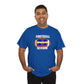 Football Season[MI] Unisex Heavy Cotton Tee, Sports Fan Shirt, Game Day Outfit, Casual Wear, Gift for Football Lovers
