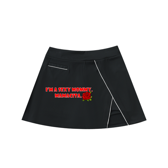 sexy Mamma Mamacita High-Waist Pocketed A-Line Skirt