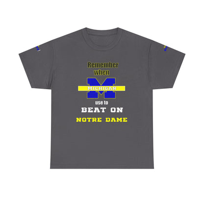 Football Rivalry Michigan vs. Notre Dame Tee