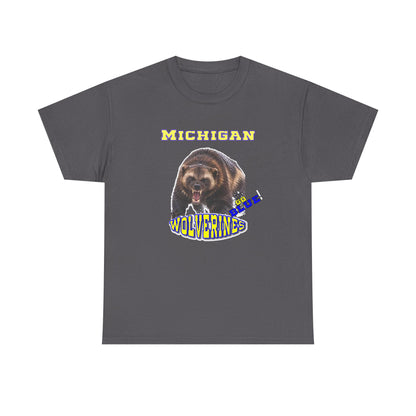 Michigan Wolverines Bear Graphic T-Shirt