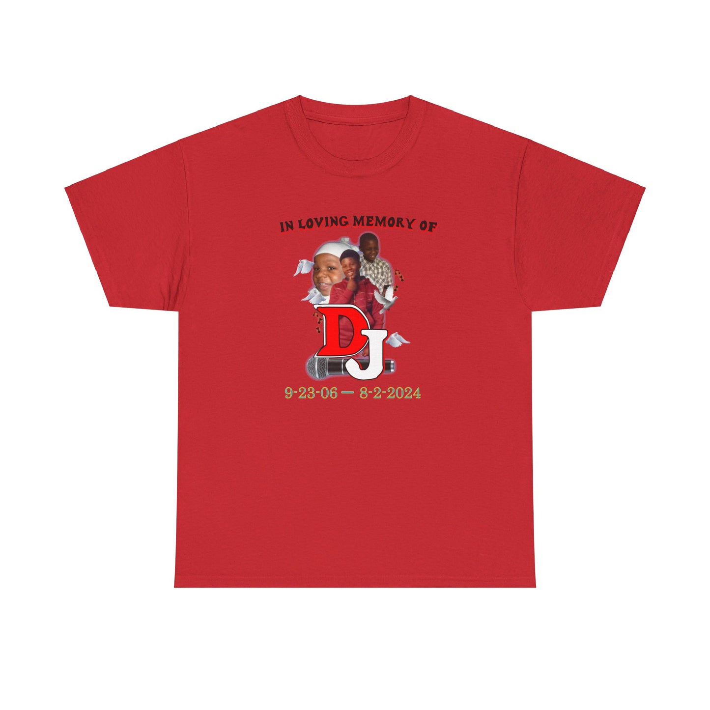 Dj in memory Unisex Heavy Cotton Tee