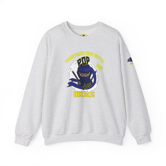 Pop out & showUnisex Heavy Blend™ Crewneck Sweatshirt