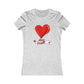 Valentine’s Day Heart Tee — “V Day, Baddie” Women’s Graphic T-Shirt