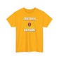 Football Season[feild goal] Unisex Heavy Cotton Tee, Perfect for Game Day, Sports Fans, Tailgating, Casual Wear, Gift for Him/Her