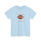 Football Season Unisex Heavy Cotton Tee | Casual Sportswear, Gift for Football Fans, Game Day Outfit, Tailgate Essentials, Unisex Tee