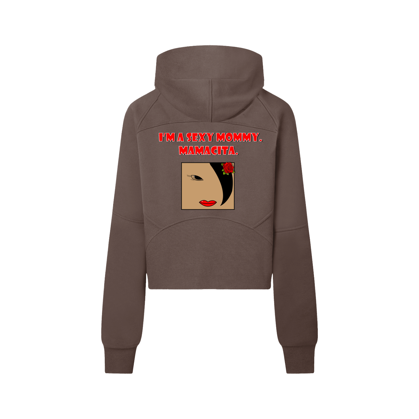 Sexy Mamma Mammacita,women wear,sexy mothers,half top hoodie