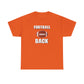 Football Back Unisex Heavy Cotton Tee - Perfect for Game Days, Sports Fans, Tailgating, Gifting, and Casual Wear