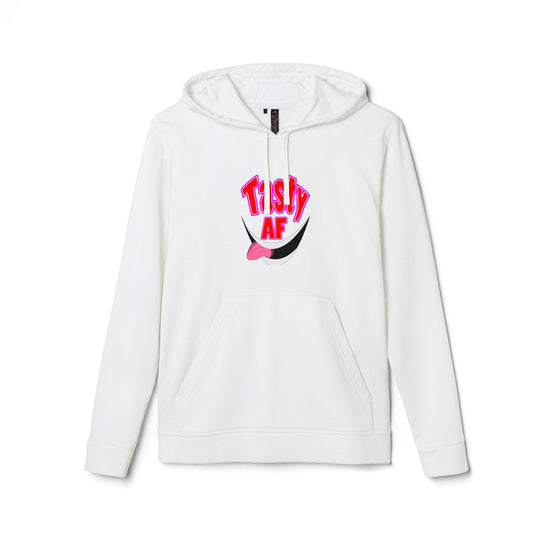 Tasty AF Hoodie — Bold Pink Graphic Hooded Sweatshirt