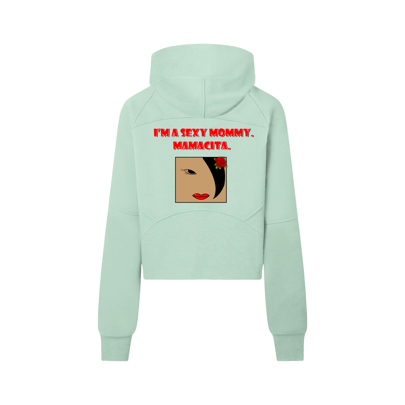 Sexy Mamma Mammacita,women wear,sexy mothers,half top hoodie