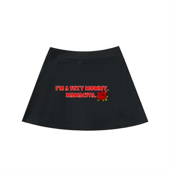 sexy Mamma Mamacita High-Waist Pocketed A-Line Skirt