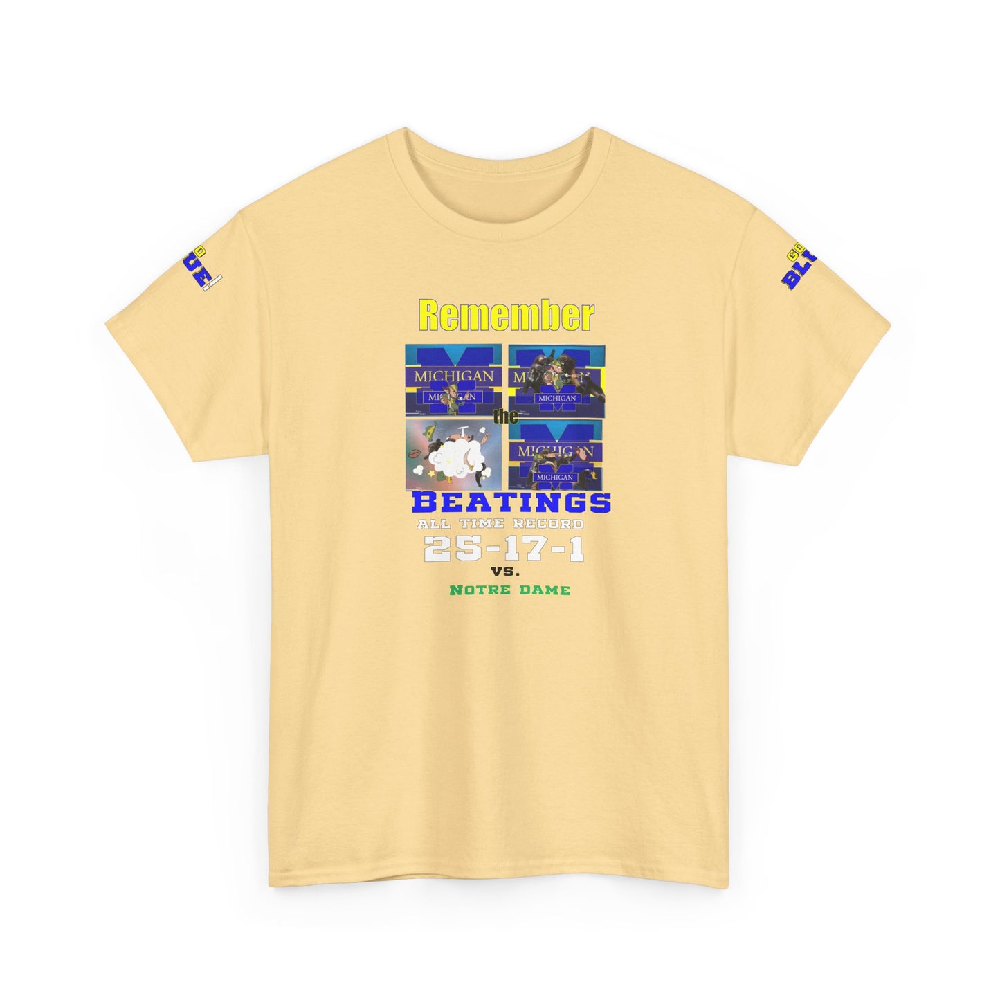College Football Tee - Michigan vs Notre Dame Rivalry
