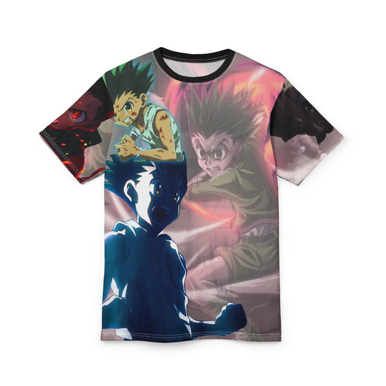 Hunter Anime-Inspired Unisex Cut & Sew Tee, Perfect Gift for Manga Lovers, Casual Wear, Unique Street Style, AOP Graphic Tee