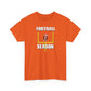 Football Season[feild goal] Unisex Heavy Cotton Tee, Perfect for Game Day, Sports Fans, Tailgating, Casual Wear, Gift for Him/Her
