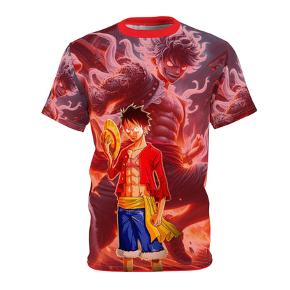 Luffy Anime-Inspired Unisex Tee, Cool Casual Shirt for Fans, Graphic T-Shirt, Gift for Otaku, Unique Fashion Statement, Perfect for Conventions