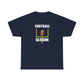 Football Season[feild goal] Unisex Heavy Cotton Tee, Perfect for Game Day, Sports Fans, Tailgating, Casual Wear, Gift for Him/Her