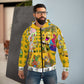 Unisex Zip Hoodie - Spongebobby 420 Weed Edition Funny