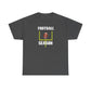 Football Season[feild goal] Unisex Heavy Cotton Tee, Perfect for Game Day, Sports Fans, Tailgating, Casual Wear, Gift for Him/Her