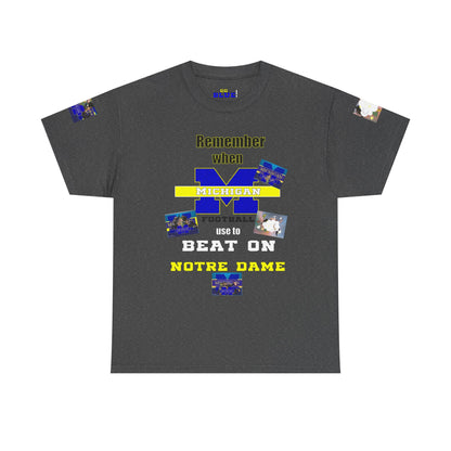 Football Rivalry Tee RemeberMichigan vs. Notre Dame