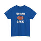 Football Back Unisex Heavy Cotton Tee - Perfect for Game Days, Sports Fans, Tailgating, Gifting, and Casual Wear