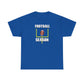 Football Season[feild goal] Unisex Heavy Cotton Tee, Perfect for Game Day, Sports Fans, Tailgating, Casual Wear, Gift for Him/Her