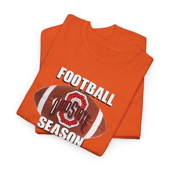 Football Season[Ohio state] Unisex Tee, Sports T-Shirt, Football Fan Gift, Casual Wear, Game Day Shirt, Team Spirit Merchandise