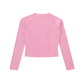 V day baddie Dyed Washed Raglan Long Sleeve Slim T-Shirt