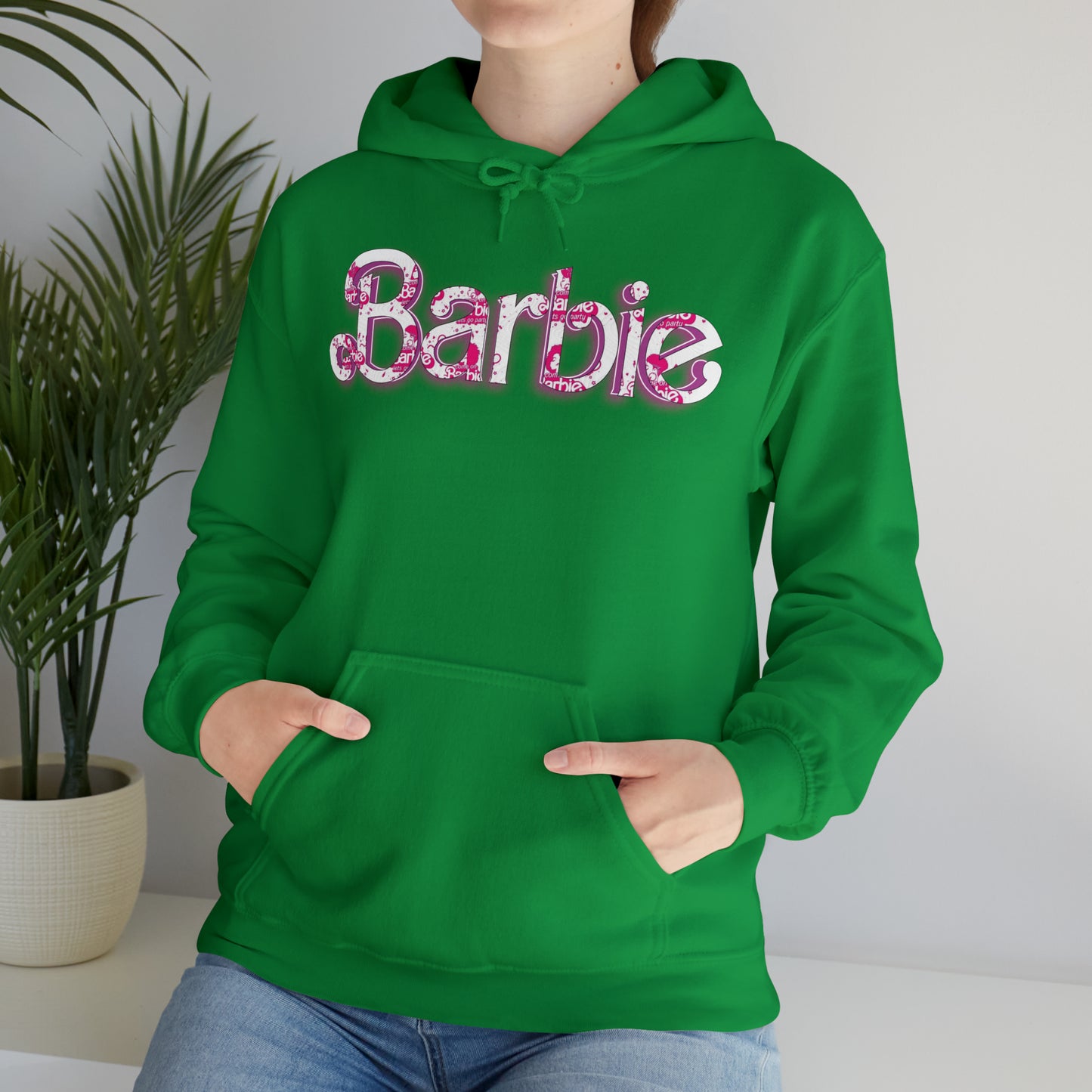 Barbie[white] Unisex Heavy Blend™ Hooded Sweatshirt